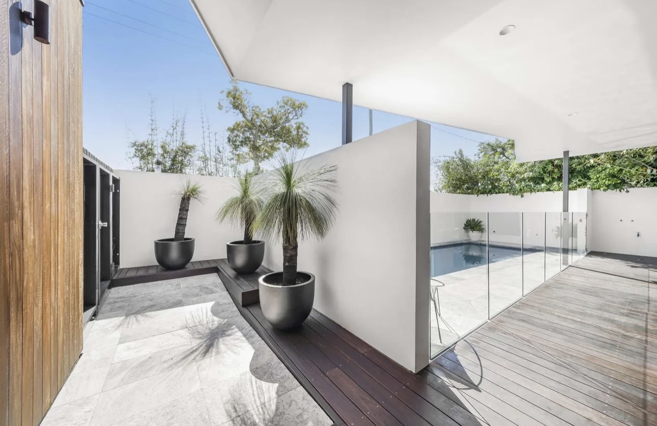 Mermaid Waters poolside timber decking